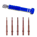 5 in 1 Phone Repair Screwdriver Kit Professional Opening Tools for iPhone Huawei Xiaomi Random Color