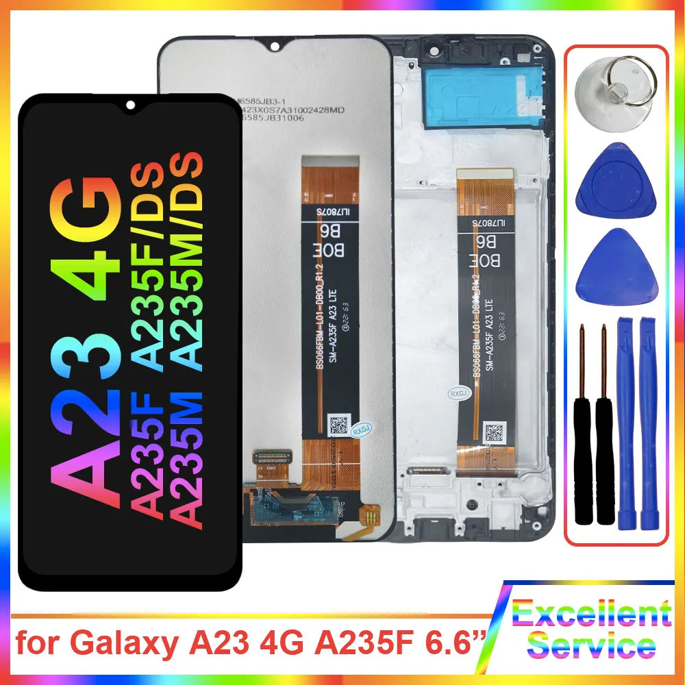 6.6 LCD for Samsung Galaxy A23 4G A235 A235M A235F LCD Displ