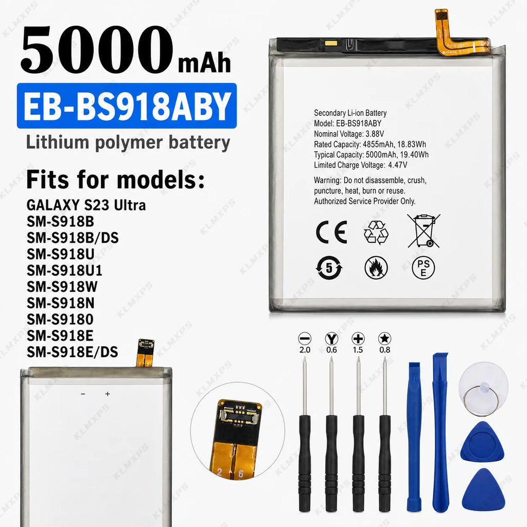 EB-BS918ABY 5000mAh Original Capacity Battery for Samsung S2