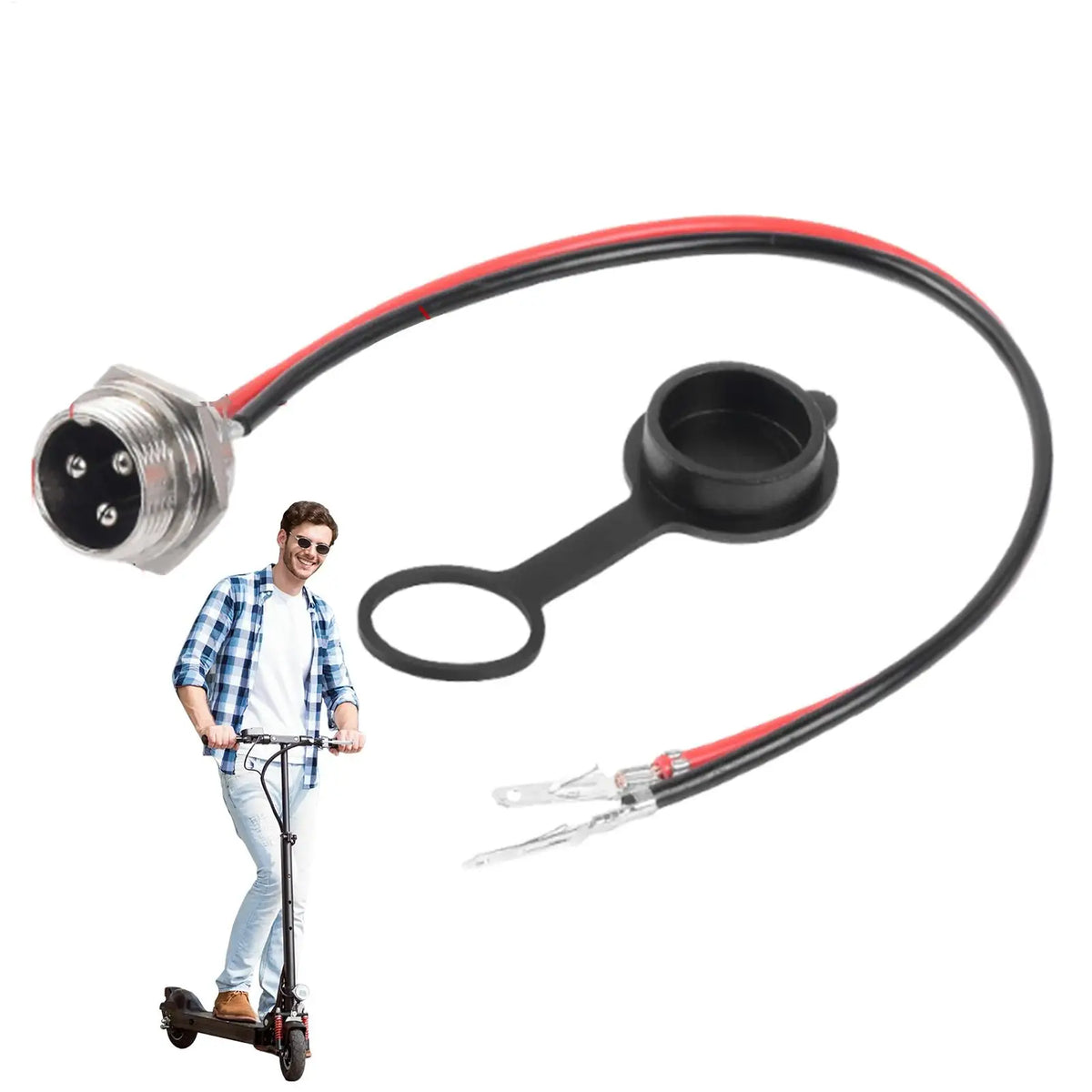 220V/10A Balancing Scooter Hoverboard 3 Pin Aviation Head Ch