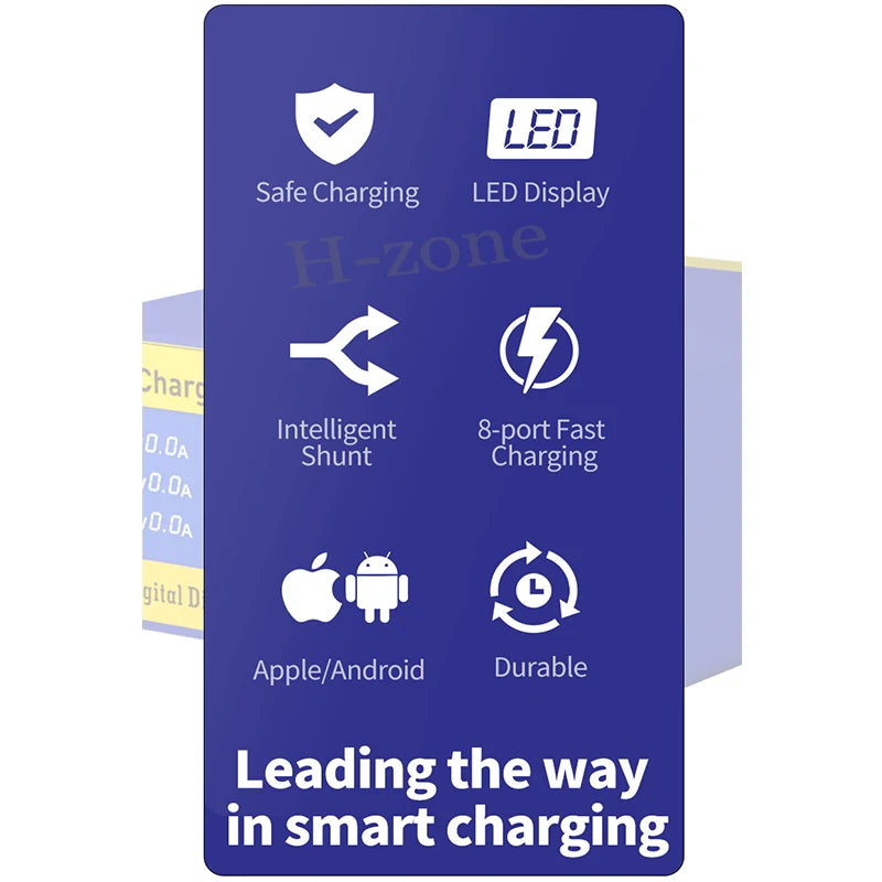 MECHANIC iCharge 6M USB 6-port charger fast charge smart dig