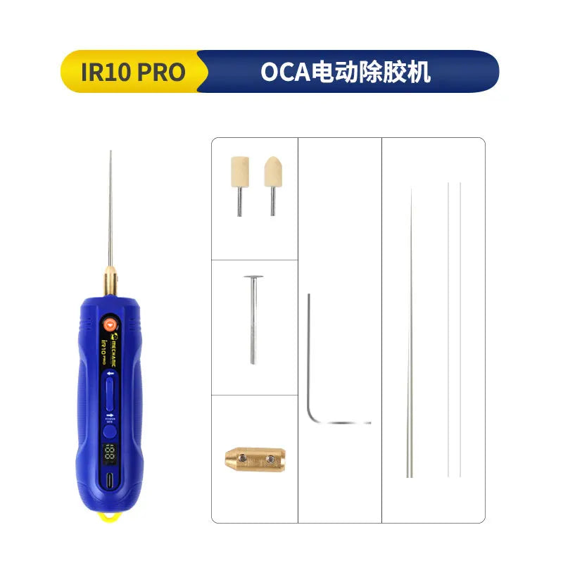 Mechanic IR10 PRO Degumming Set OCA Mobile Phone LCD Screen Degumming Speed Regulation Small Electric Glue Remove Pen Sets