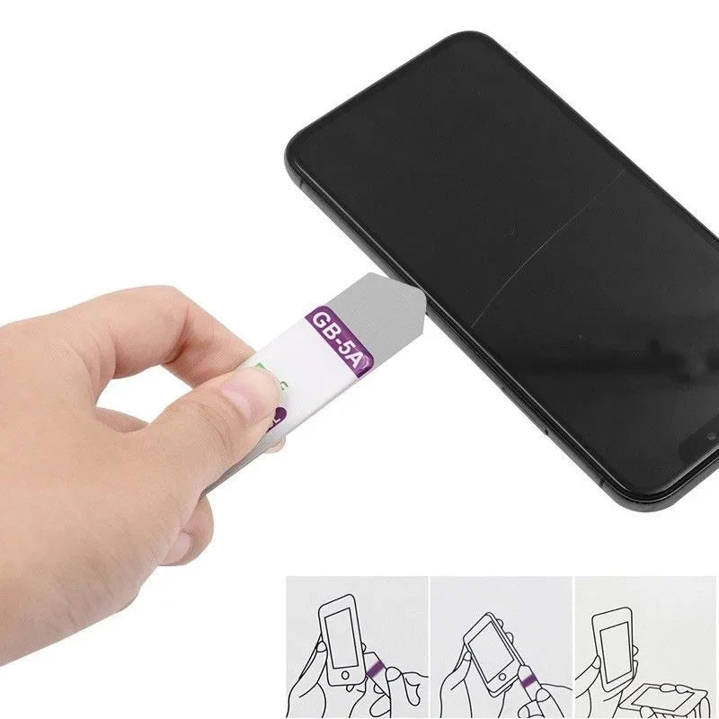 6/1Pcs Stainless Steel Blade Soft Ultra Thin Pry For Phones 