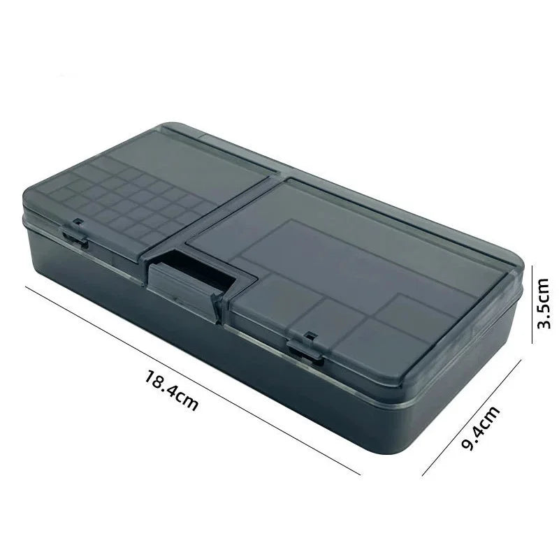 Bright Black Double-layer Electronic Component Storage Box S