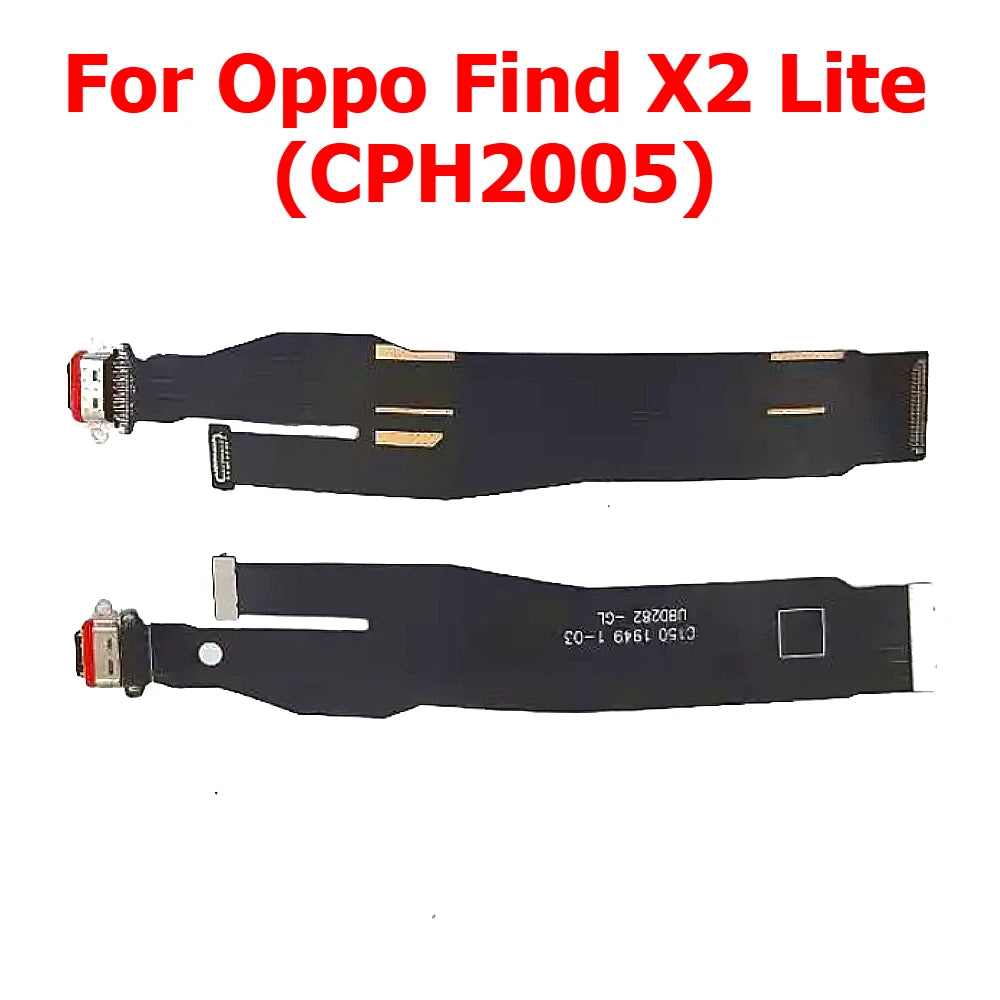 Charge Board For OPPO Find X5 Pro X3 Lite X2 Neo X 5G Charging Port Plate Ribbon Socket Usb Connector Phone Parts Flex Cables