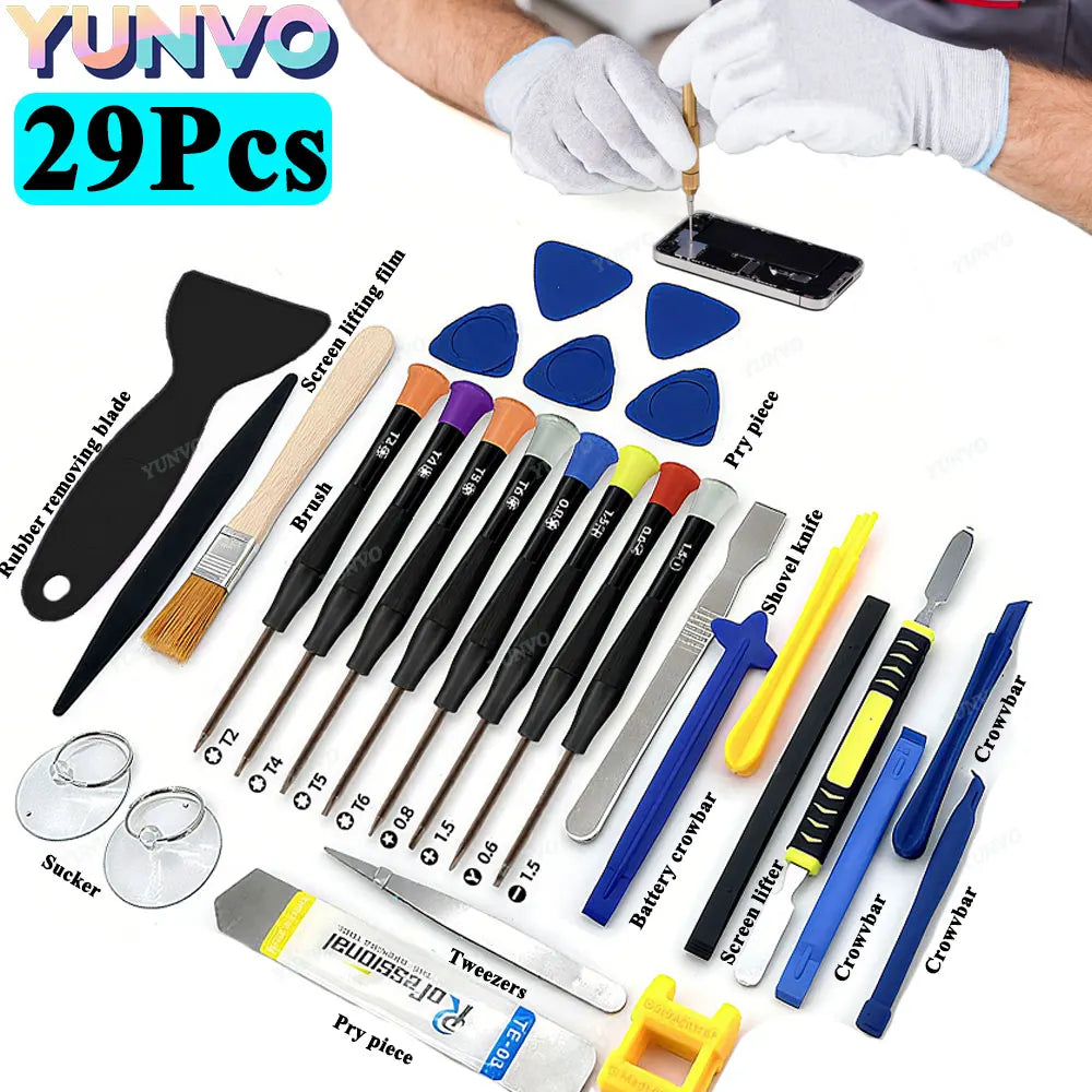 29Pcs in 1 Mobile Phone Screen Repair Tools Phone Repair Too