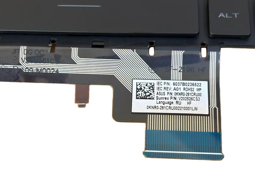 Replacement US/RU/SP Russian Keyboard For ASUS TUF Dash F15 