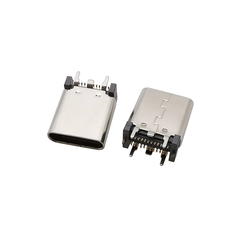 10/20Pcs 24 Pin USB Type C Female Socket Vertical PCB Connec
