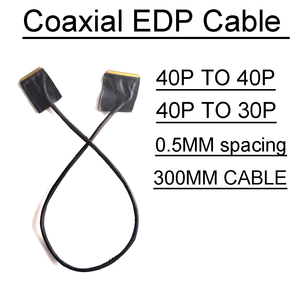 40P-40P 40pin to 30pin coaxial EDP screen cable 4K 1080P 2k 