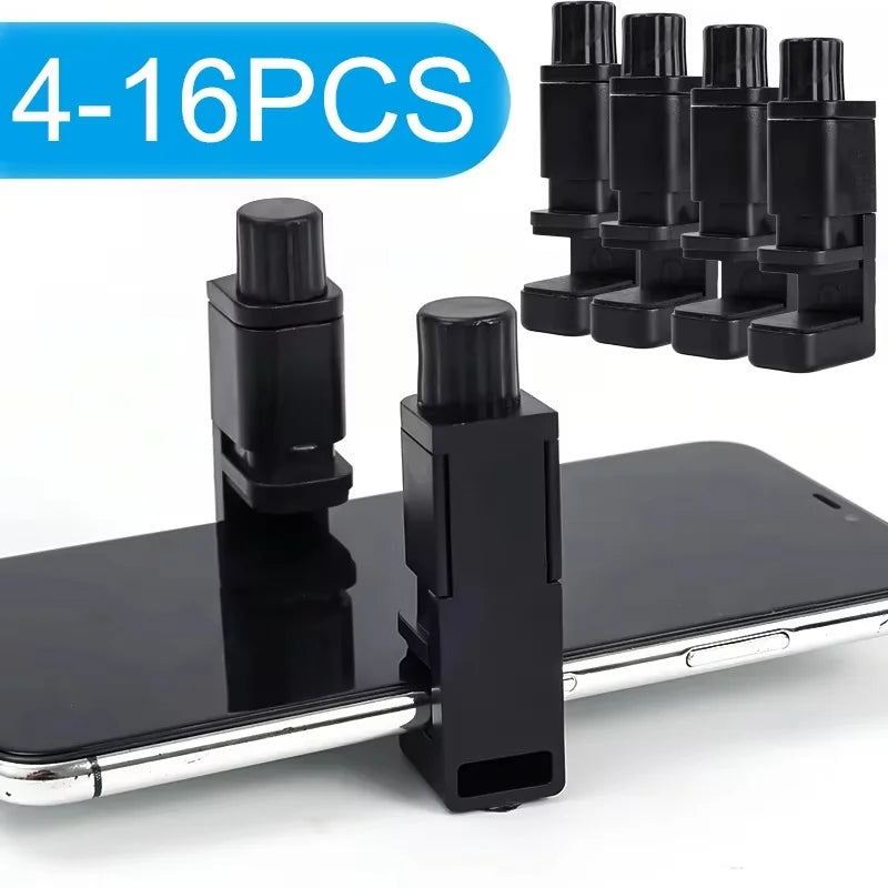 4/16pcs Universal Screen Fixture Clamp Holder Adjustable Pho