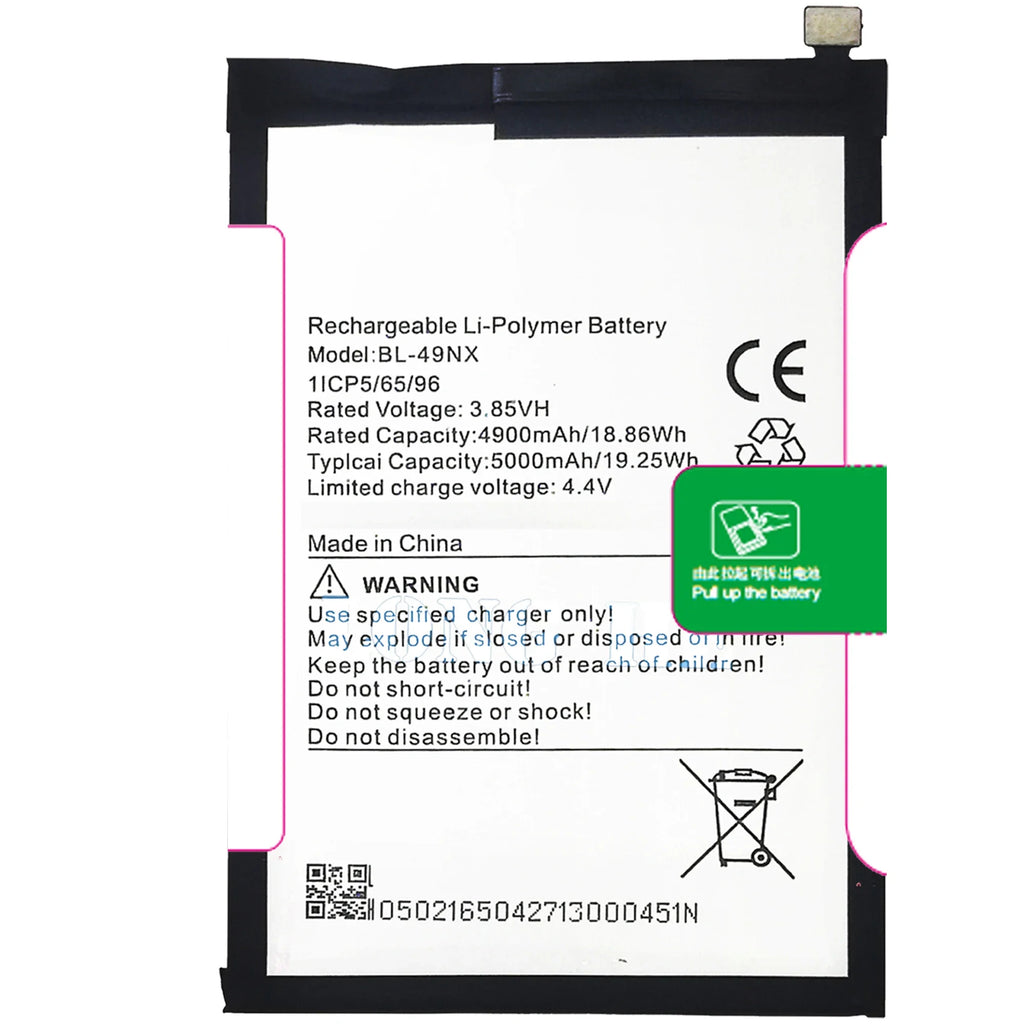 100% Original BL-49NX Battery For INFINIX Hot 30i/ X669/ X65