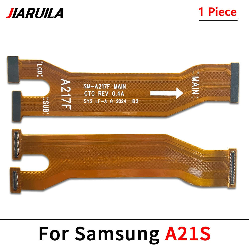 For Samsung A21S A31 A41 A51 A70 A71 USB Charging Port Mic Microphone Connector Main Motherboard LCD Flex Cable Replacement