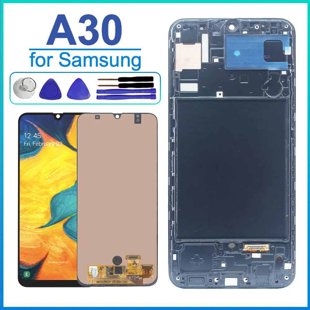 AMOLED LCD for Samsung Galaxy A30 LCD Display Touch Screen D