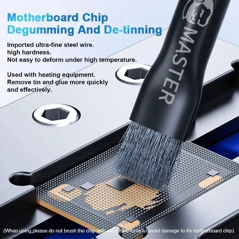 Mechanic Steel Brush Motherboard Chip Glue Removal IC Pad Cl