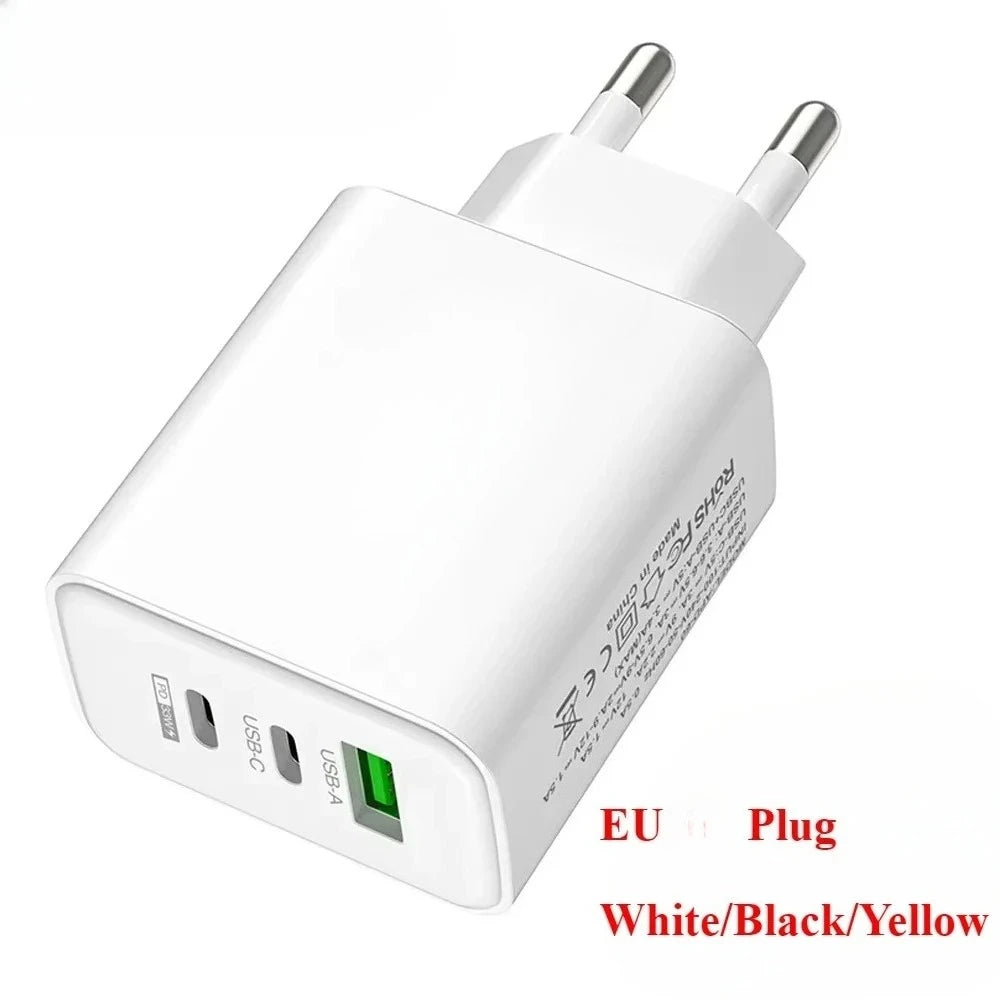 Charger USB PD Type-C Multi-Port Mobile Phone Adapter for iP