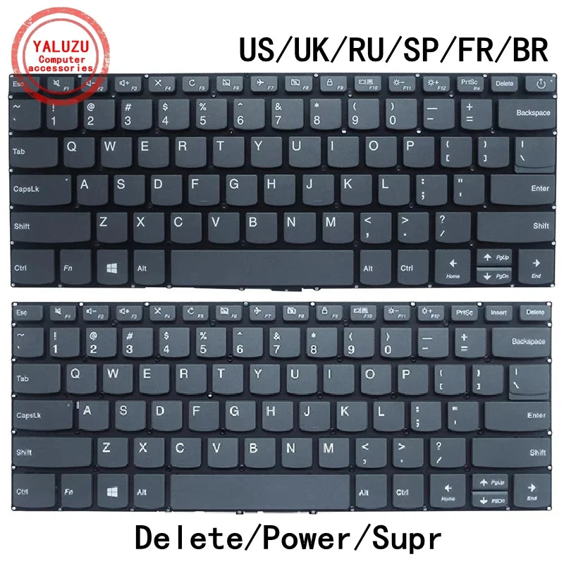 US/UK/RU/SP/FR/BR NEW Laptop Keyboard For Lenovo XiaoXin 14 