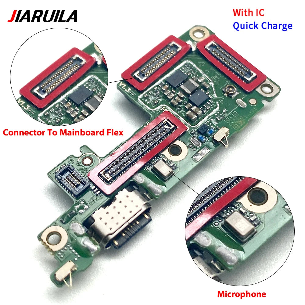 USB Charger Dock Connector Charging Port Microphone Flex Cab