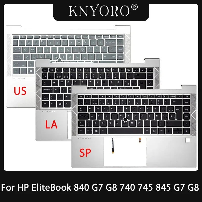 New US Latin Spain Keyboard For HP EliteBook 840 G8 G7 740 7