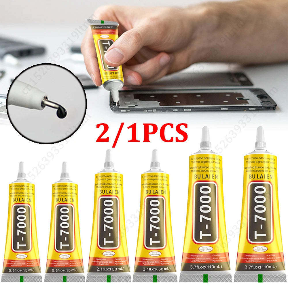 15/25/50/110ML T7000 Black Glue for Phone Mobile Screen DIY 