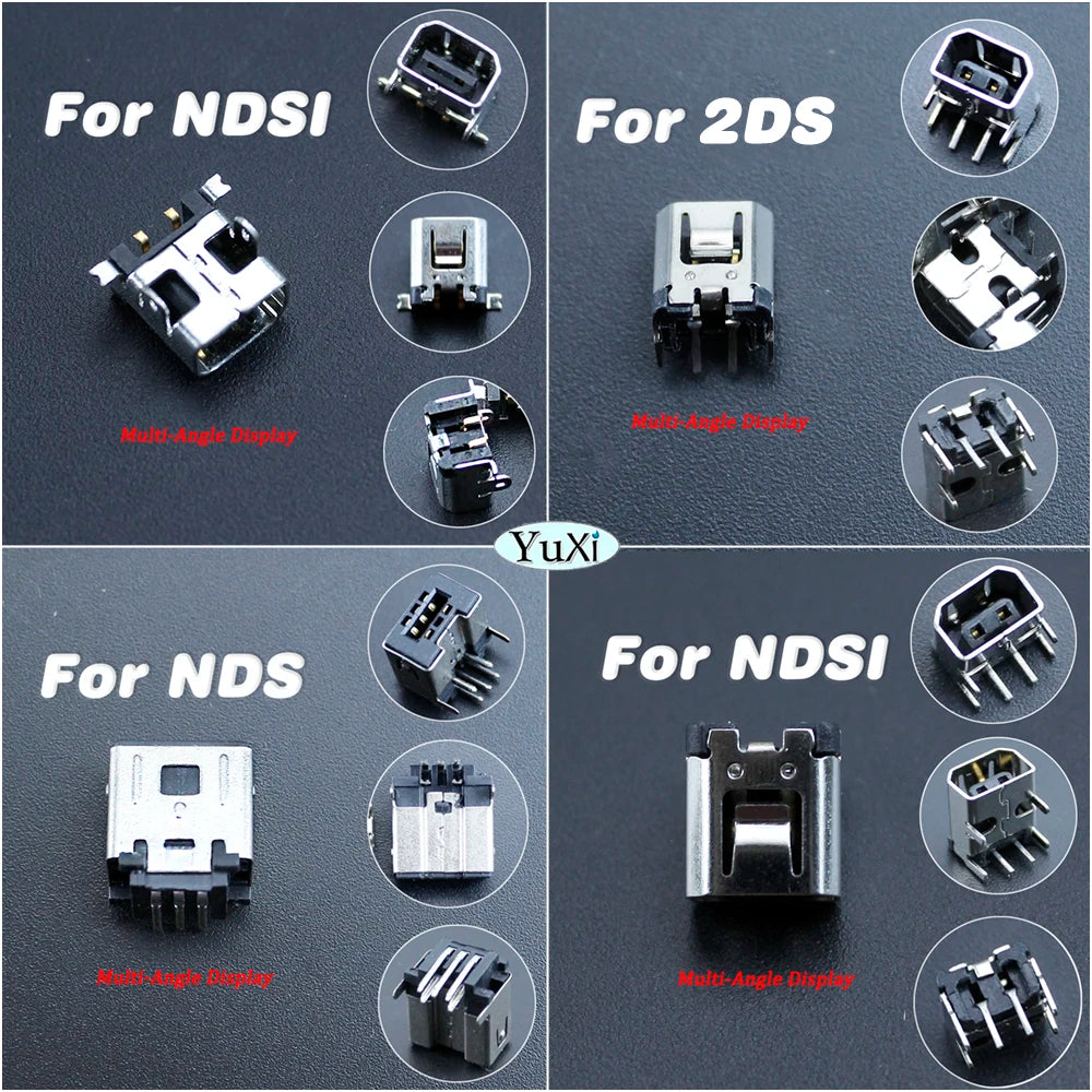 1Pc Power Jack Socket For 2DS NDSI NDSL Charging Dock Charge
