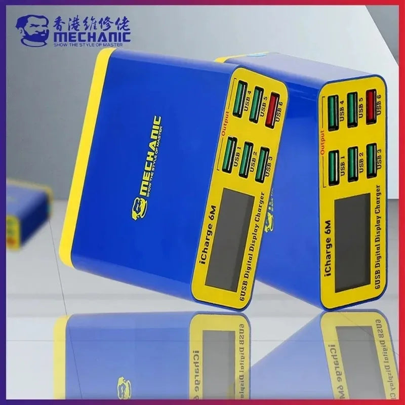MECHANIC iCharge 6M QC 3.0 USB Smart Charge Support Fast-cha