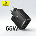 Baseus 65W USB C Charger GaN Charger Support QC PD Charge Po