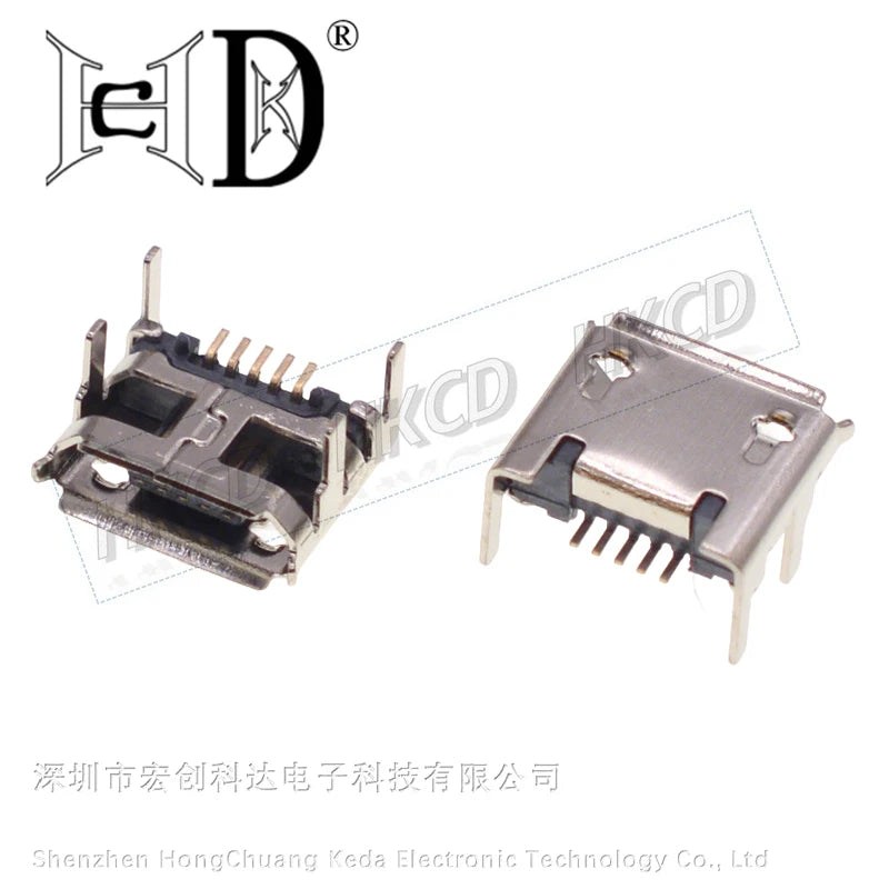 10pcs Micro USB 5Pin Female Connector SMD Socket Jack Chargi