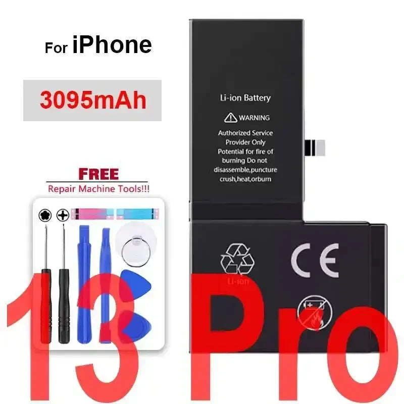 Li-ion Battery For iPhone 11 12 13 14 15 Pro Max Mini Plus SE X XR XS Max 12mini 13pro 13promax Replacement Phone Batteries