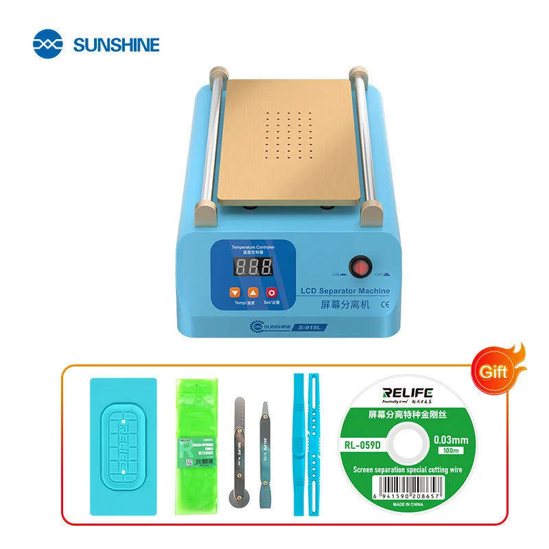 SUNSHINE SS-918L LCD Screen Separator Machine Temperature Ad