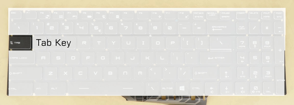 Laptop Keys For MSI GE63 GE63VR GE73 GE73VR GE75 GL75 GP75 GX63VR GE65 GS75 GT63 GT76 MS-16P1 MS-16P3 MS-17C1 MS-17C3 Darfon