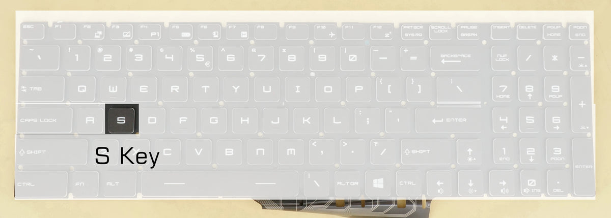 Laptop Keys For MSI GE63 GE63VR GE73 GE73VR GE75 GL75 GP75 GX63VR GE65 GS75 GT63 GT76 MS-16P1 MS-16P3 MS-17C1 MS-17C3 Darfon