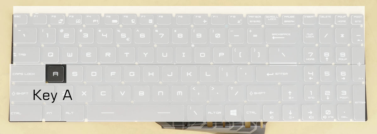 Laptop Keys For MSI GE63 GE63VR GE73 GE73VR GE75 GL75 GP75 GX63VR GE65 GS75 GT63 GT76 MS-16P1 MS-16P3 MS-17C1 MS-17C3 Darfon