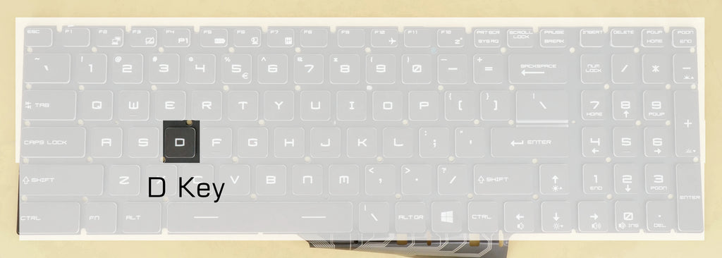 Laptop Keys For MSI GE63 GE63VR GE73 GE73VR GE75 GL75 GP75 GX63VR GE65 GS75 GT63 GT76 MS-16P1 MS-16P3 MS-17C1 MS-17C3 Darfon