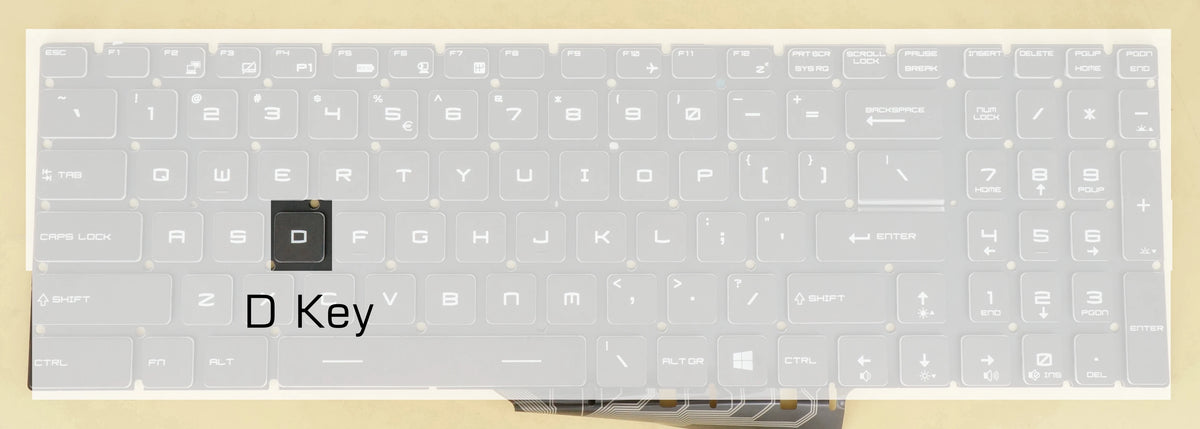 Laptop Keys For MSI GE63 GE63VR GE73 GE73VR GE75 GL75 GP75 GX63VR GE65 GS75 GT63 GT76 MS-16P1 MS-16P3 MS-17C1 MS-17C3 Darfon